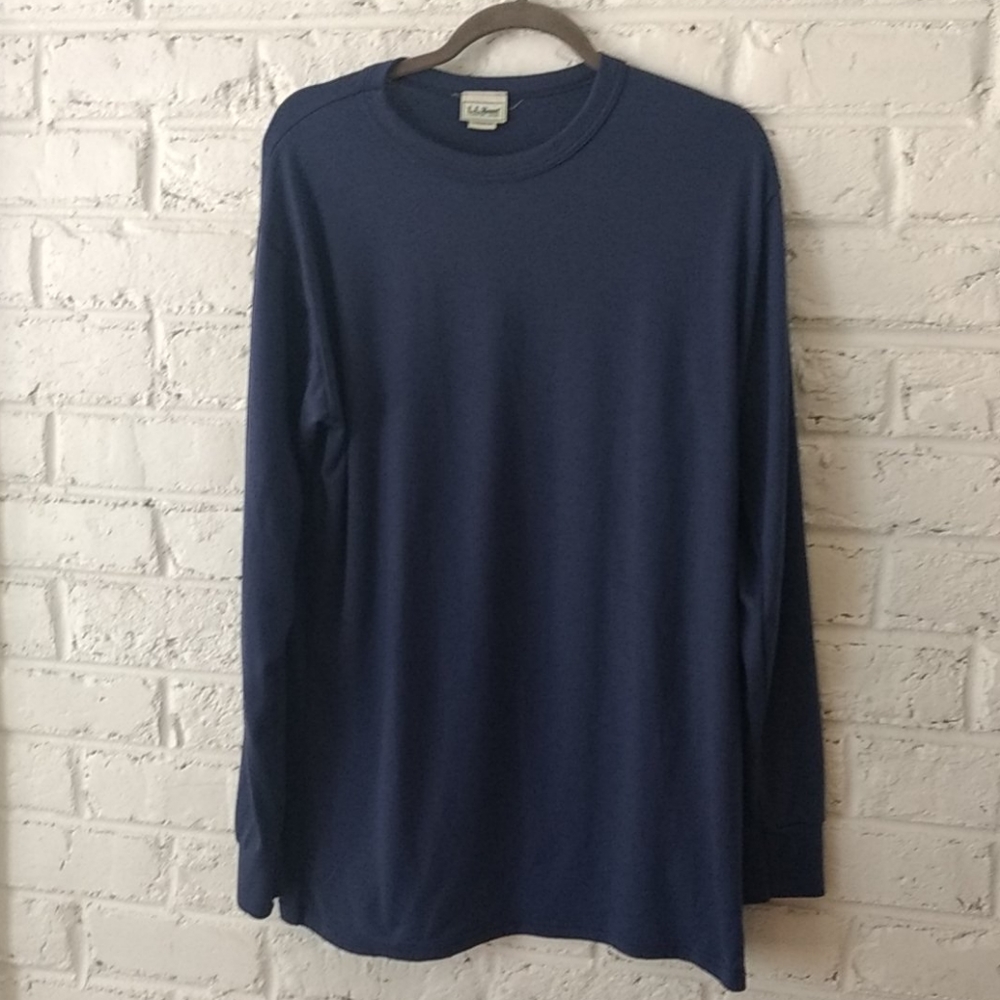 L.L. Bean long sleeve blue shirt
